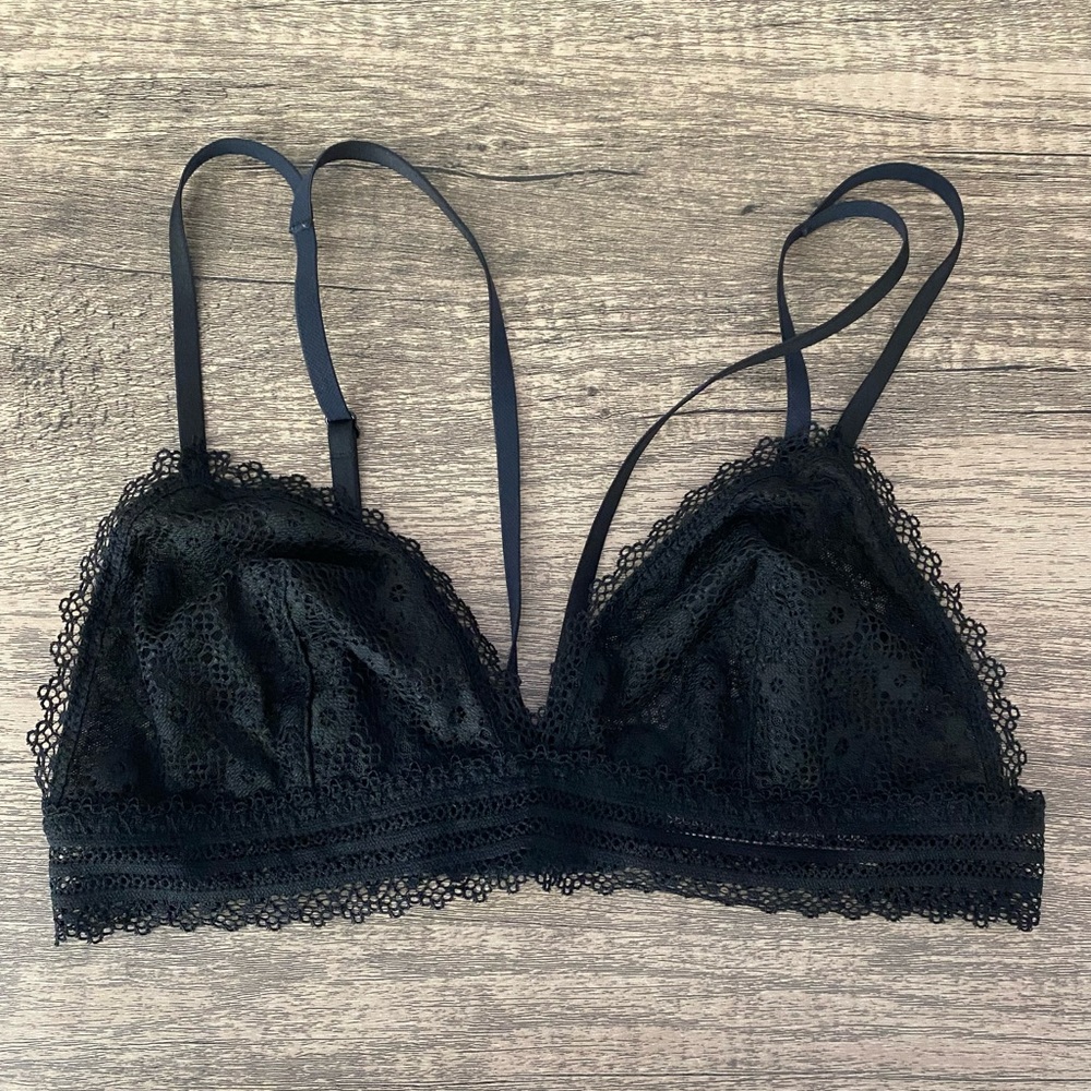 Victoria's Secret Black Lace Bralette